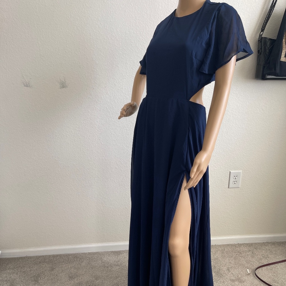 Brand new Boohoo  side slit maxi dress